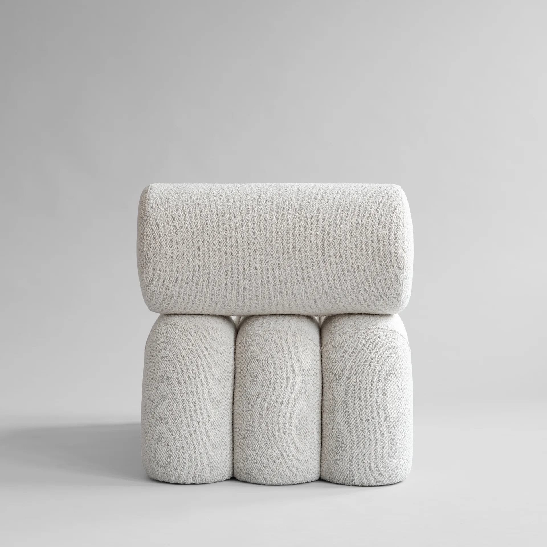 Foku Chair lounge chair, Bouclé 101 Copenhagen