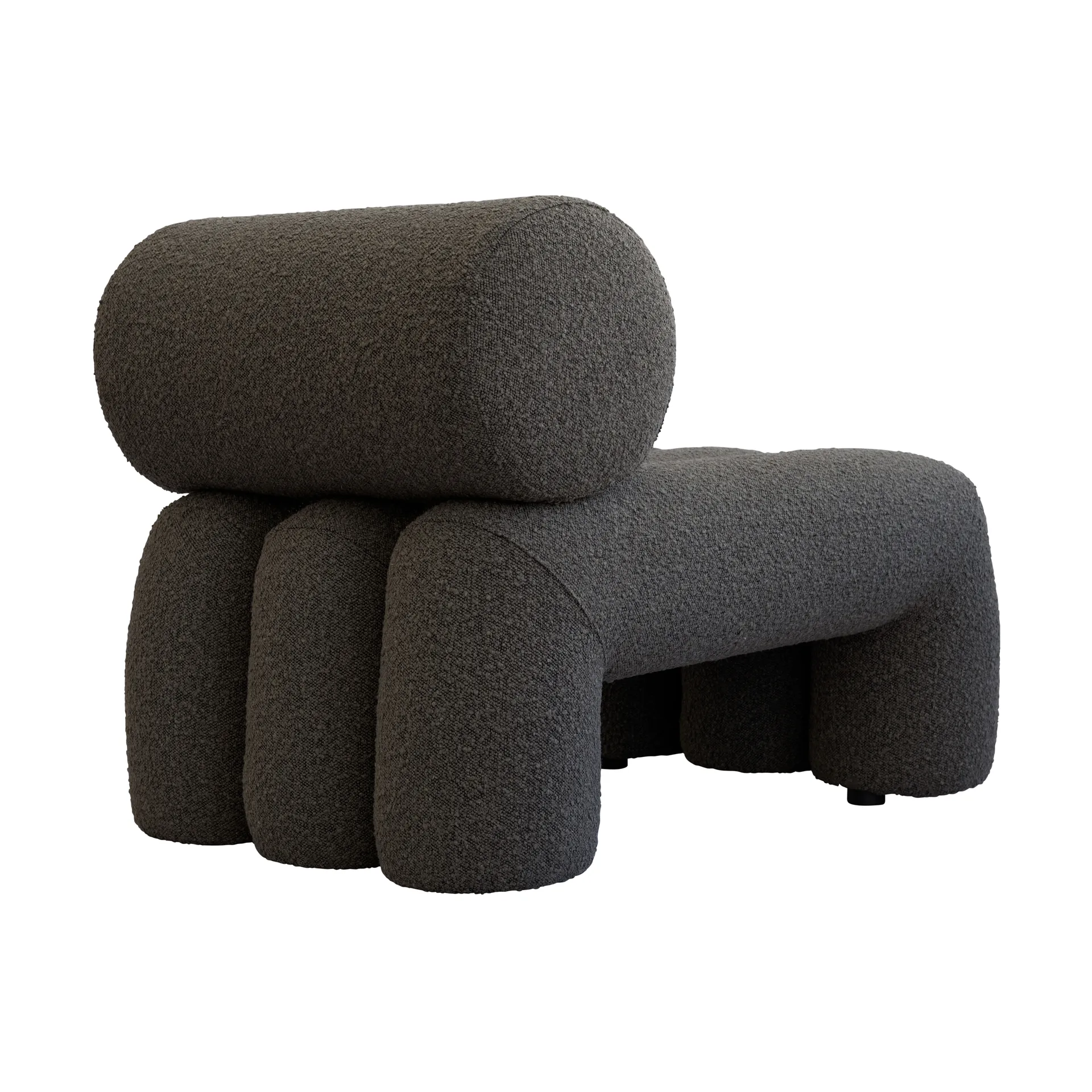 Foku Chair lounge chair, Deep taupe 101 Copenhagen