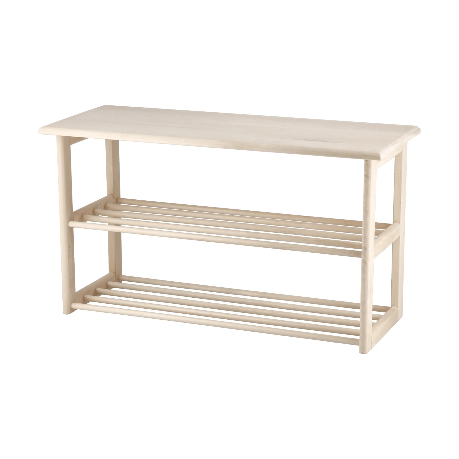 Bäckebo shoe rack with seat, Birch, 80x48x30 cm 1898