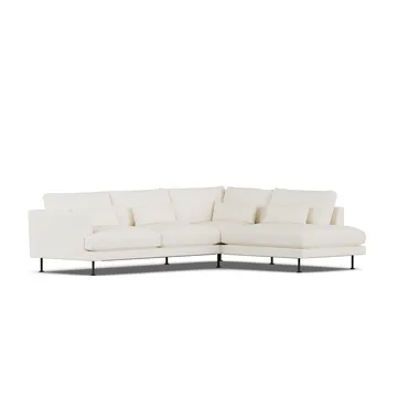 Bredhult sofa - Jump Off White 1954-black steel, 3-seater A1 - 1898
