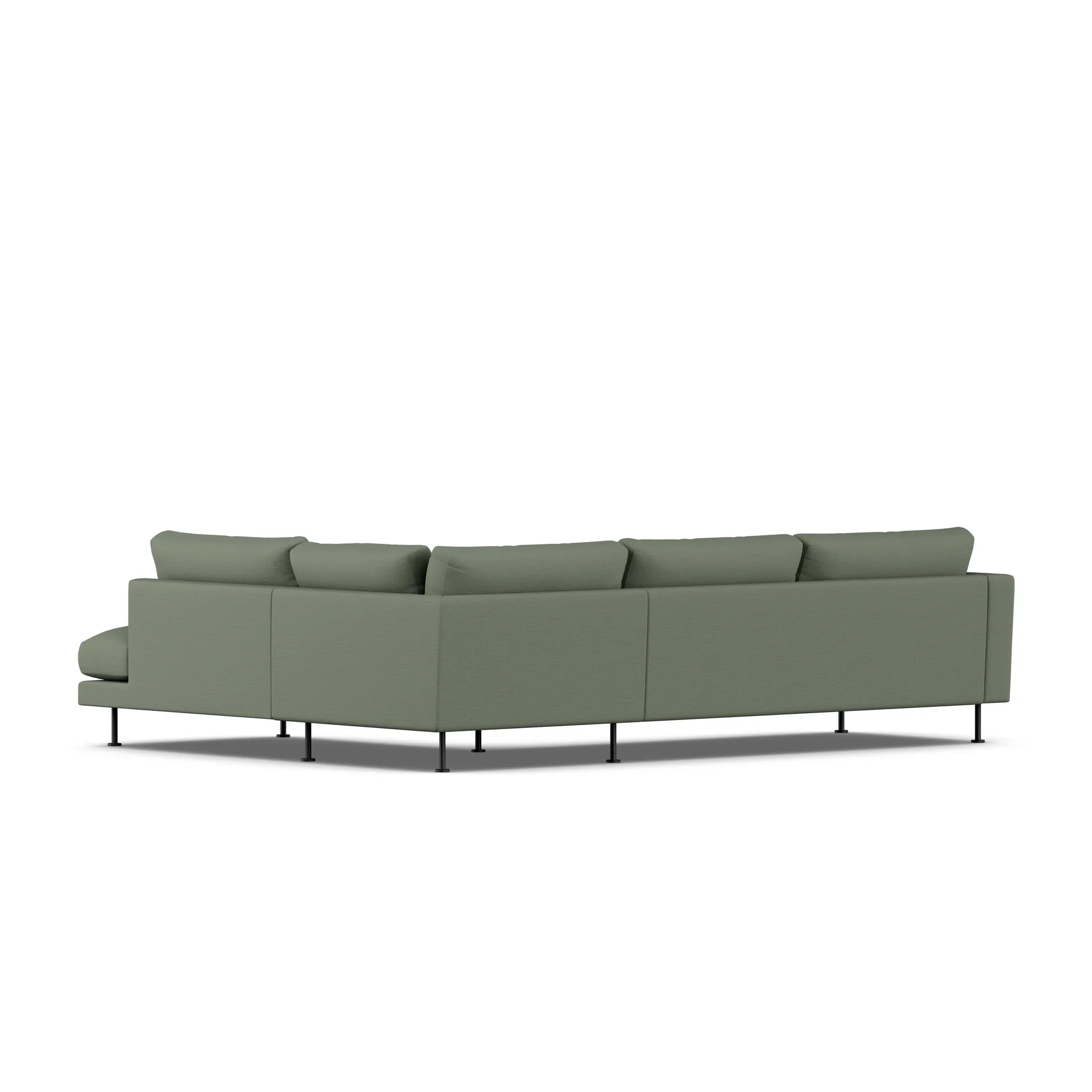 Bredhult sofa, Same Forest 6677-black steel, 3-seater A1 1898
