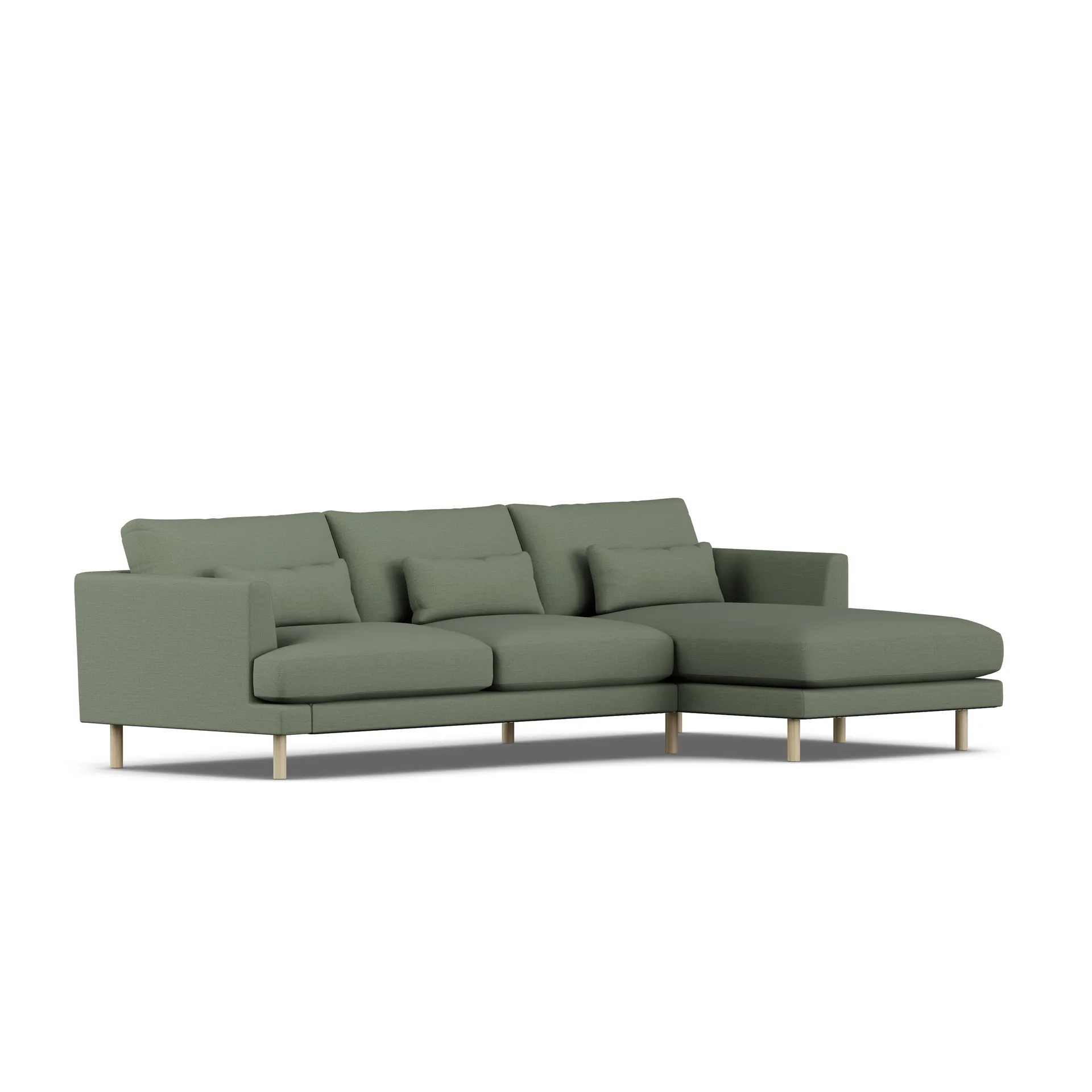 Bredhult sofa, Same Forest 6677-white-oiled oak, 2,5-seater C1 1898