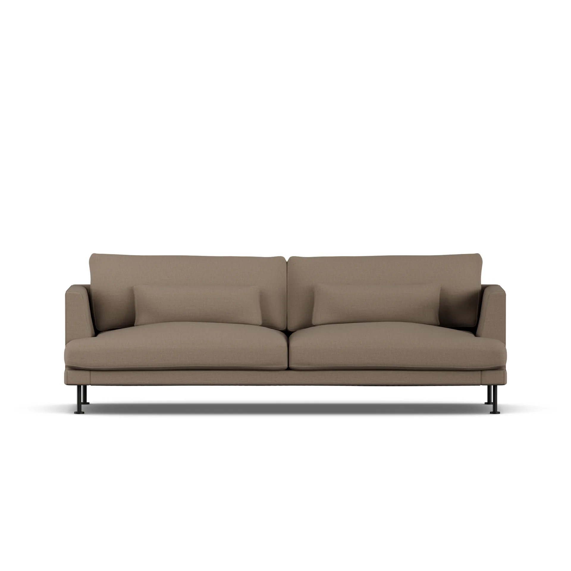 Bredhult sofa, Same Mole 6674-black steel, 3-seater 1898