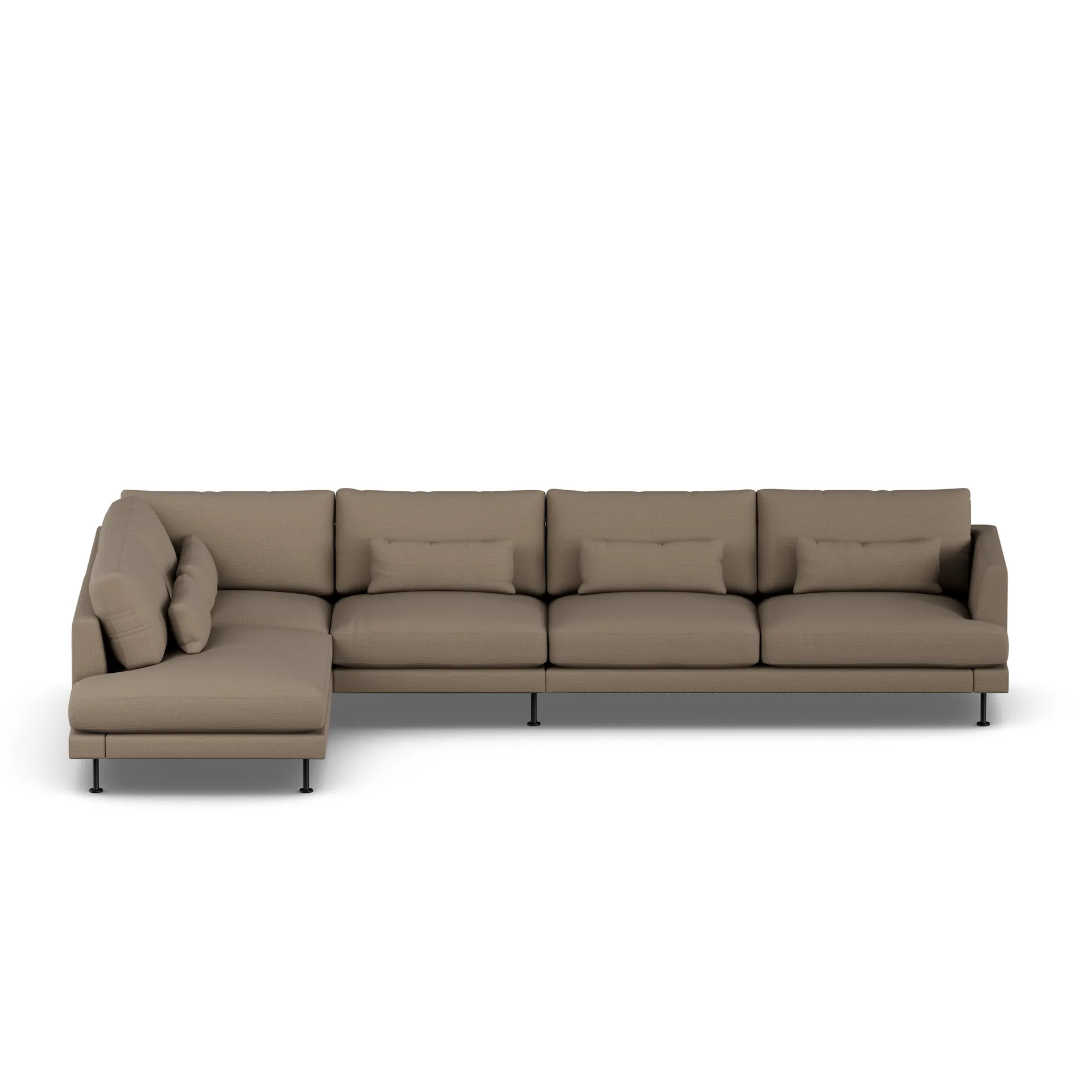 Bredhult sofa, Same Mole 6674-black steel, 4-seater B2 1898