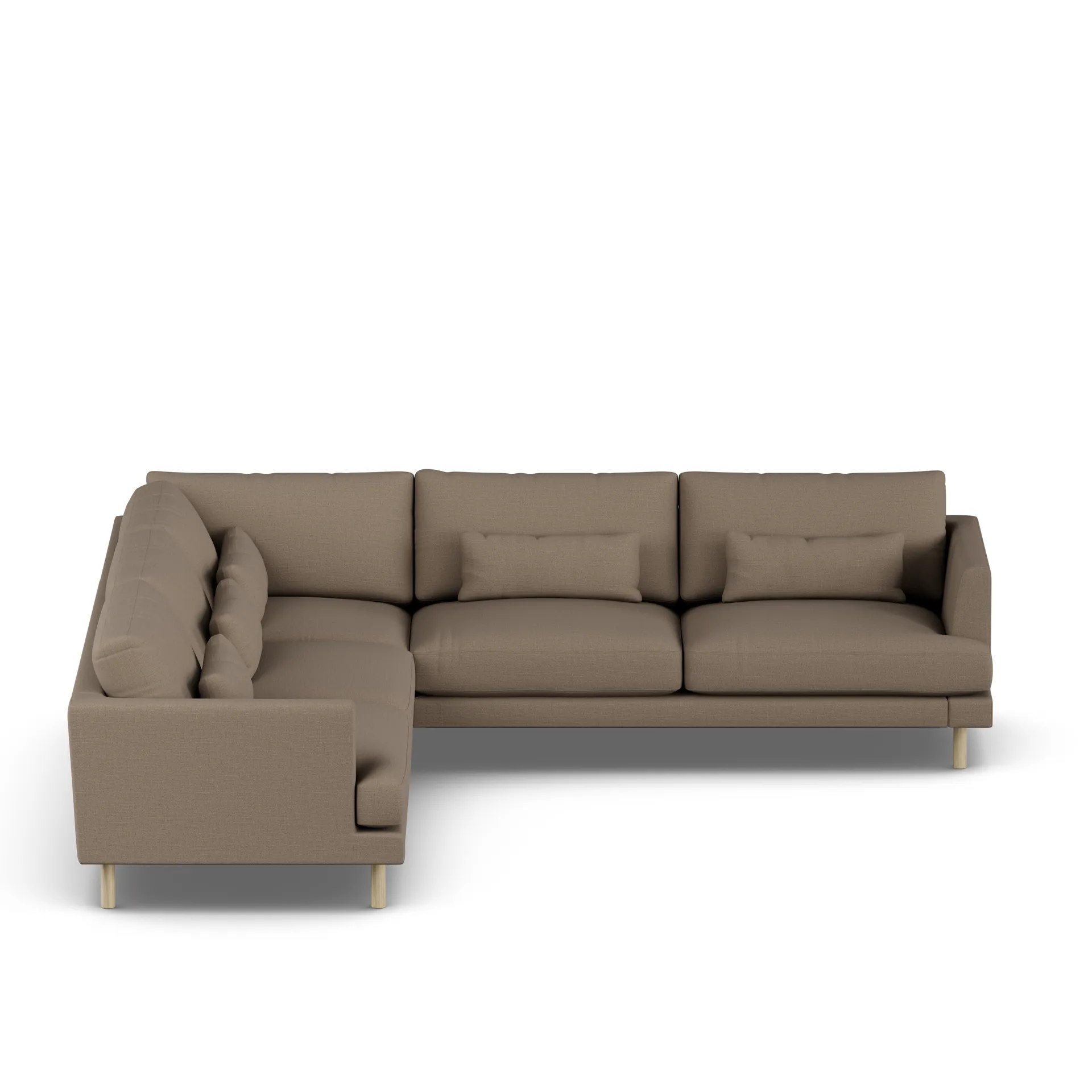 Bredhult sofa, Same Mole 6674-white-oiled oak, corner sofa F 1898