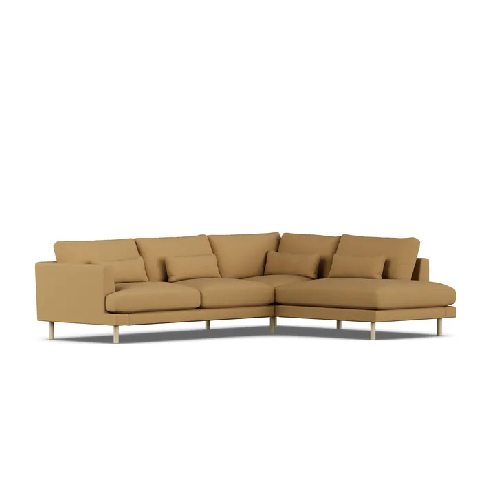 Bredhult sofa - Same Ochre 6676-white-oiled oak, 3-seater A1 - 1898