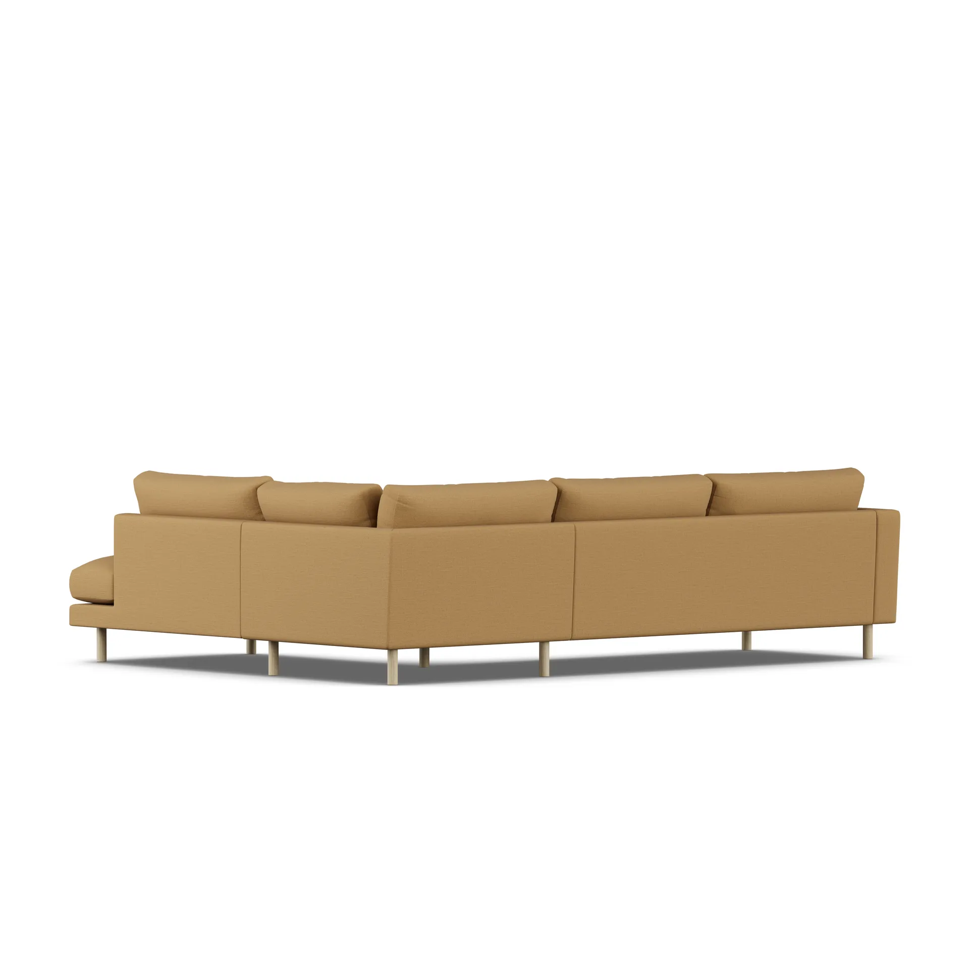 Bredhult sofa, Same Ochre 6676-white-oiled oak, 3-seater A1 1898