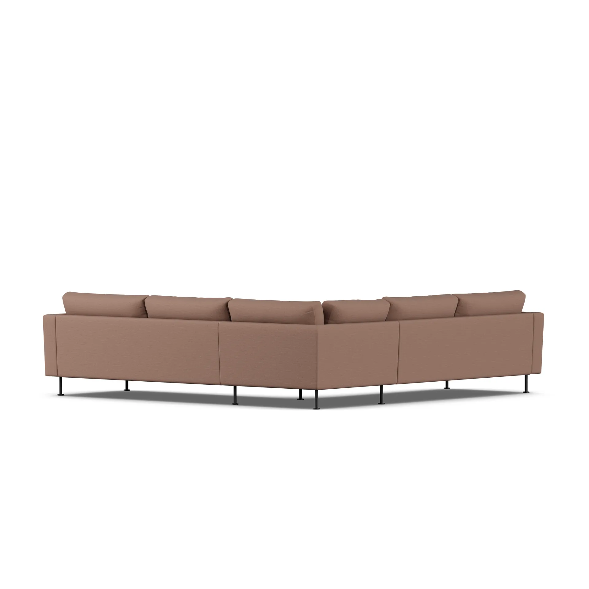 Bredhult sofa, Same Rust 6675-black steel, corner sofa F 1898