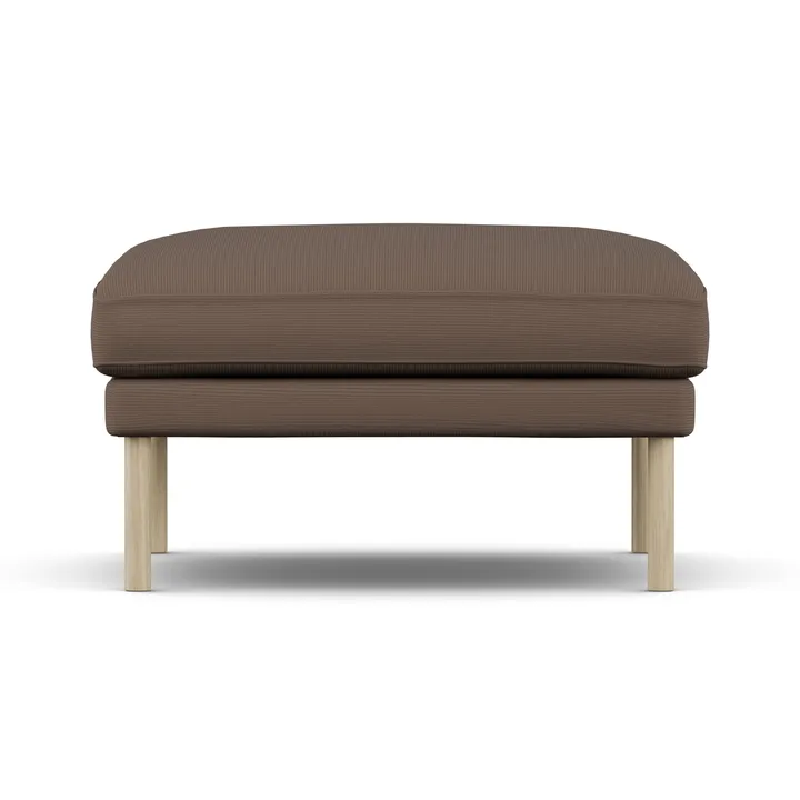 Linnevik footstool - Jump Brown 1955-white-oiled oak, without skirt - 1898