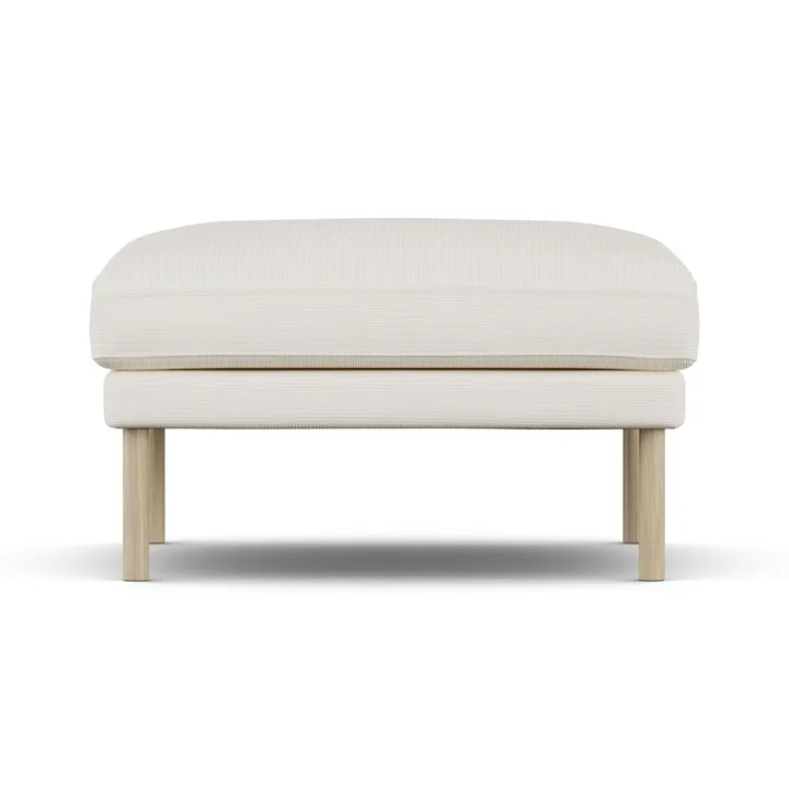 Linnevik footstool - Jump Off White 1954-white-oiled oak, without skirt - 1898