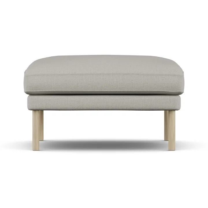 Linnevik footstool - Same Grey 6673-white-oiled oak, without skirt - 1898