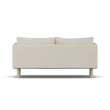 Linnevik sofa - Jump Beige 1956-white-oiled oak, 2-seater, without skirt - 1898