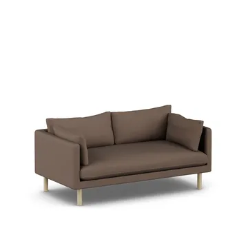 Linnevik sofa - Jump Brown 1955 1955-white-oiled oak, 2-seater - 1898