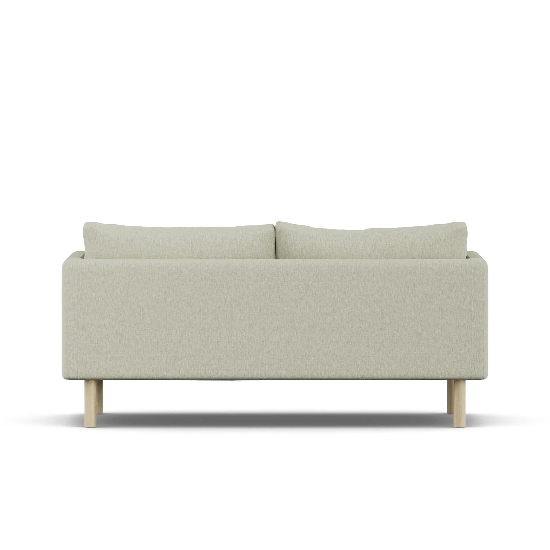 Linnevik sofa, Luiza Beige 3981-white-oiled oak, 2-seater 1898