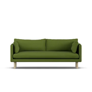Linnevik sofa - Luiza Green 3975-white-oiled oak, 3-seater - 1898