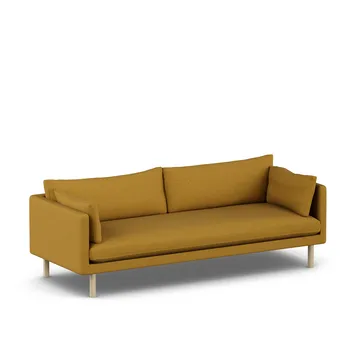 Linnevik sofa - Luiza Mustard 3972-white-oiled oak, 4-seater - 1898