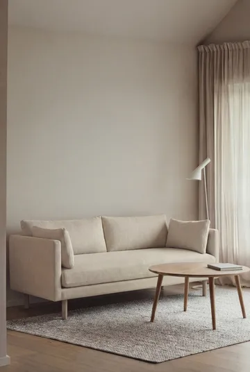 Linnevik sofa - Oslo Nature 1540-white-oiled oak, 2-seater - 1898
