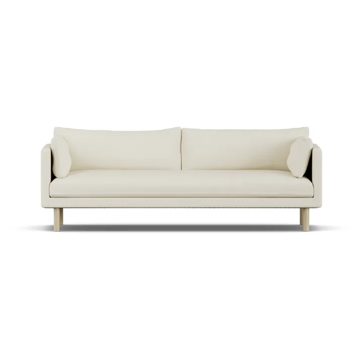 Linnevik sofa - Oslo Nature 1540-white-oiled oak, 4-seater, without skirt - 1898