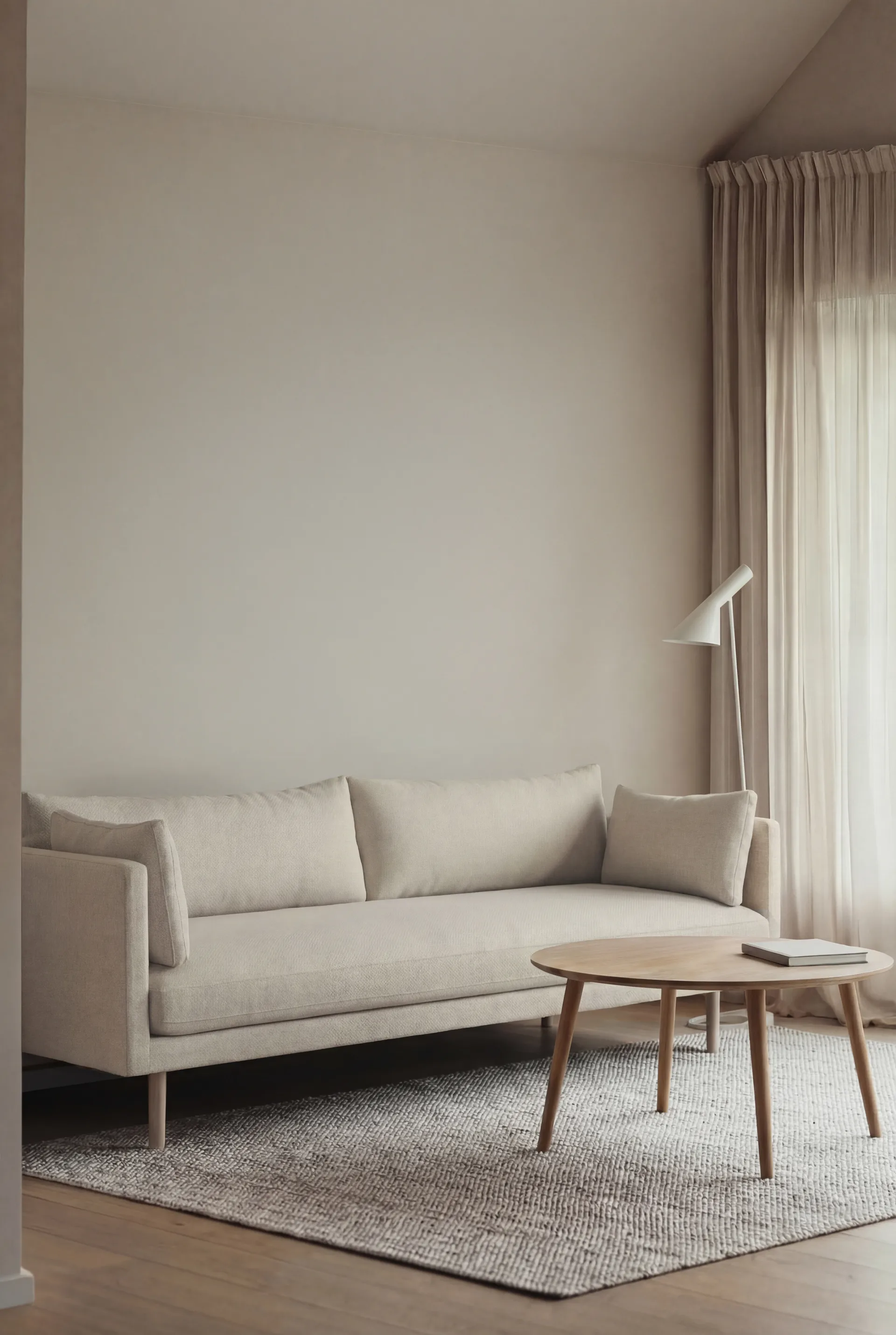 Linnevik sofa, Oslo Nature 1540-white-oiled oak, 4-seater 1898