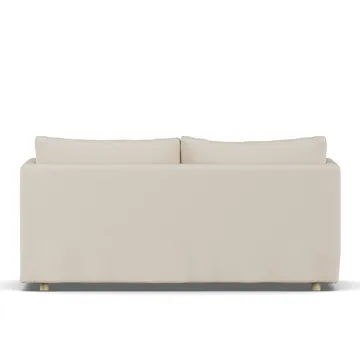 Linnevik sofa - Same Beige 6670-white-oiled oak, 2-seater, with skirt - 1898