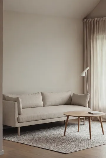 Linnevik sofa - Same Beige 6670-white-oiled oak, 4-seater - 1898