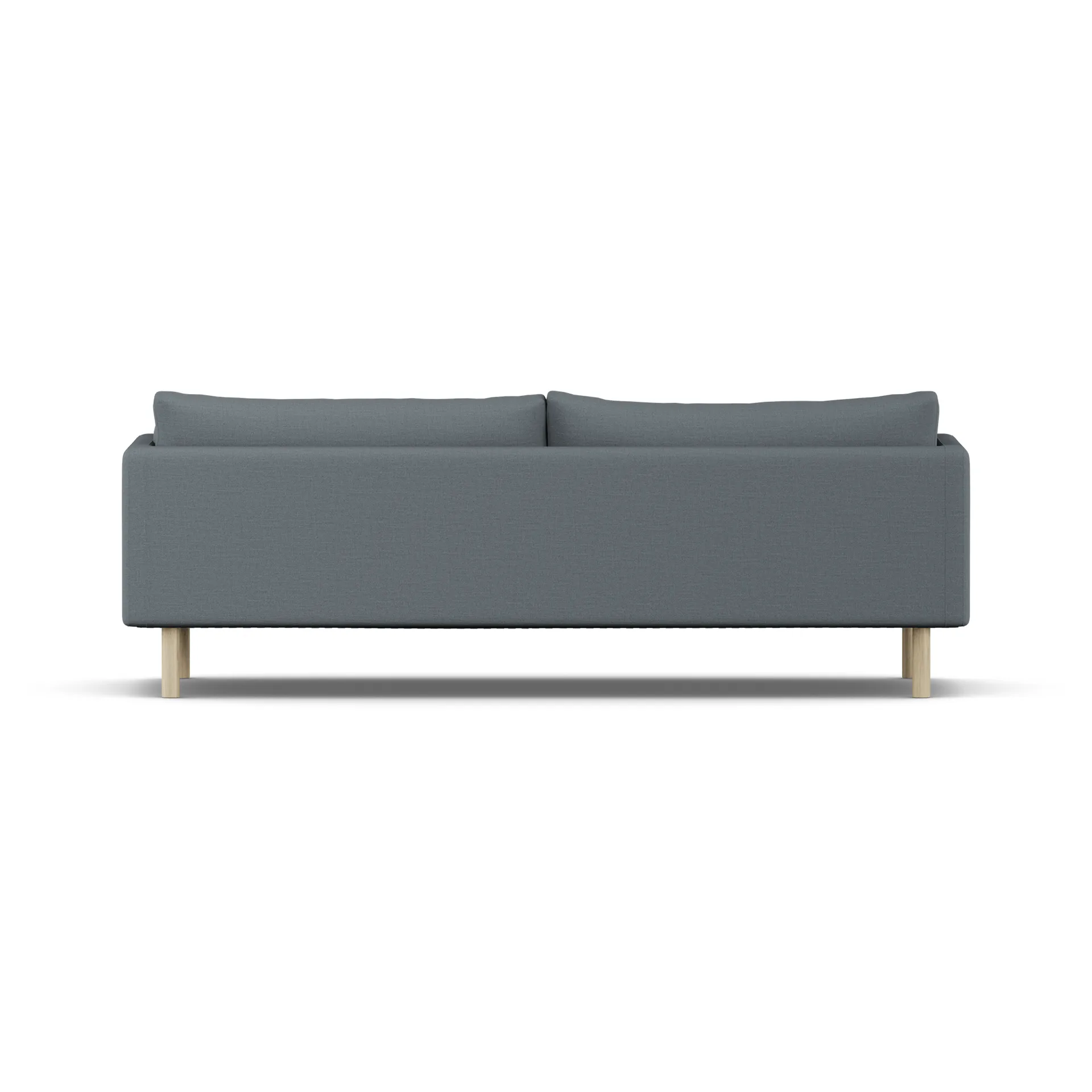 Linnevik sofa, Same Blue 6678-white-oiled oak, 4-seater, without skirt 1898