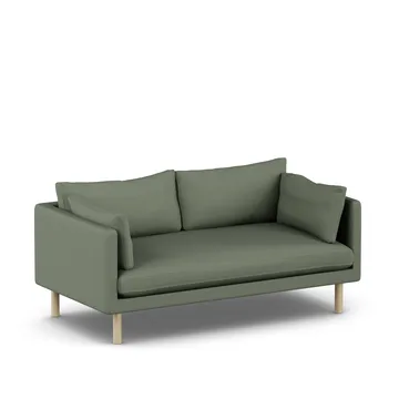 Linnevik sofa - Same Forest 6677-white-oiled oak, 2-seater - 1898
