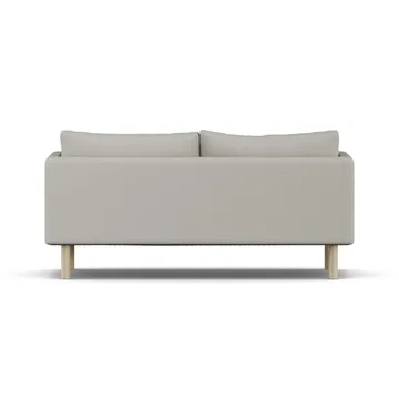 Linnevik sofa - Same Grey 6673-white-oiled oak, 2-seater, without skirt - 1898