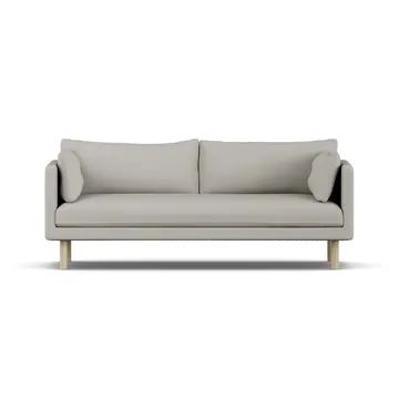 Linnevik sofa - Same Grey 6673-white-oiled oak, 3-seater, without skirt - 1898