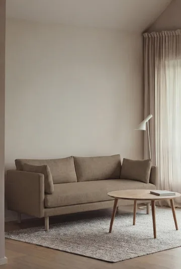Linnevik sofa - Same Mole 6674-white-oiled oak, 2-seater - 1898