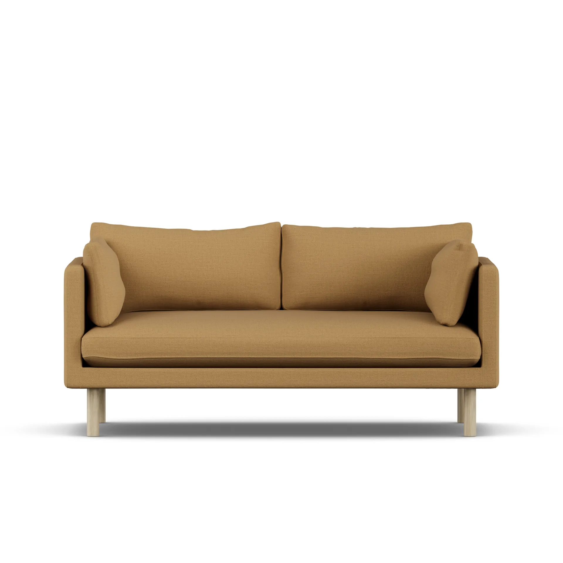 Linnevik sofa, Same Ochre 6676-white-oiled oak, 2-seater 1898