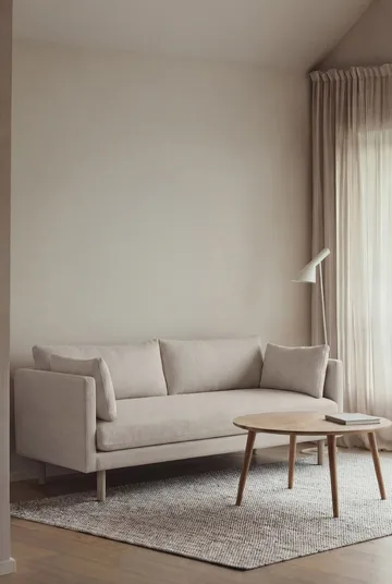 Linnevik sofa - Same Off White 6671-white-oiled oak, 2-seater - 1898