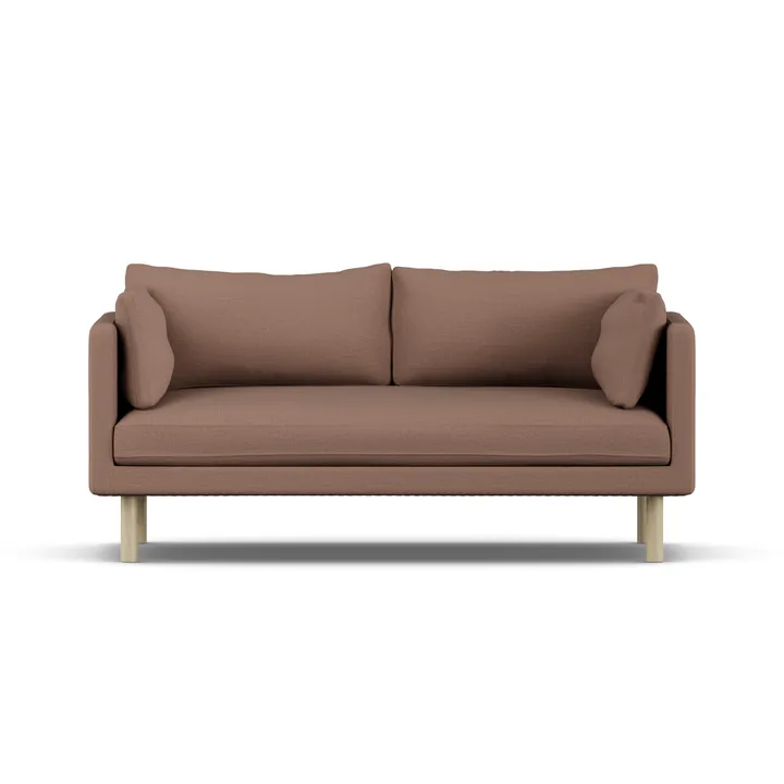 Linnevik sofa - Same Rust 6675-white-oiled oak, 2-seater, without skirt - 1898