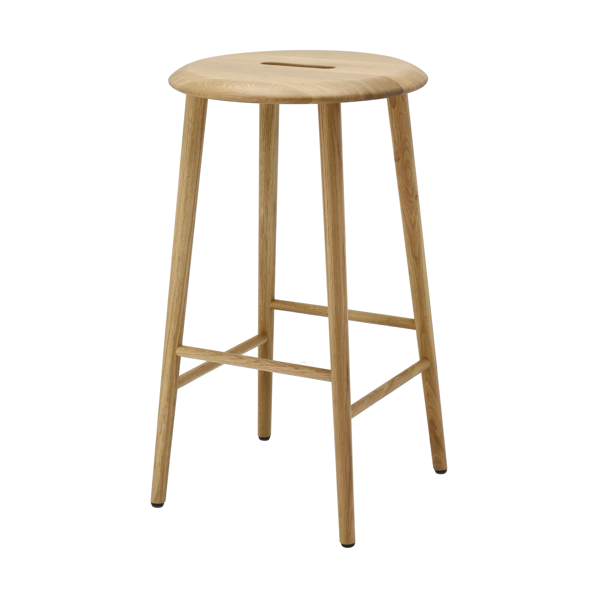 Norrabo barstool 65 cm, Natural lacquered oak 1898