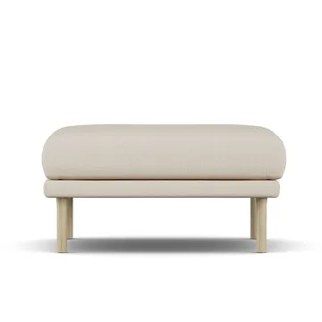Sjövik footstool - Same Beige 6670-white-oiled oak - 1898