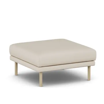 Sjövik footstool - Same Beige 6670-white-oiled oak - 1898