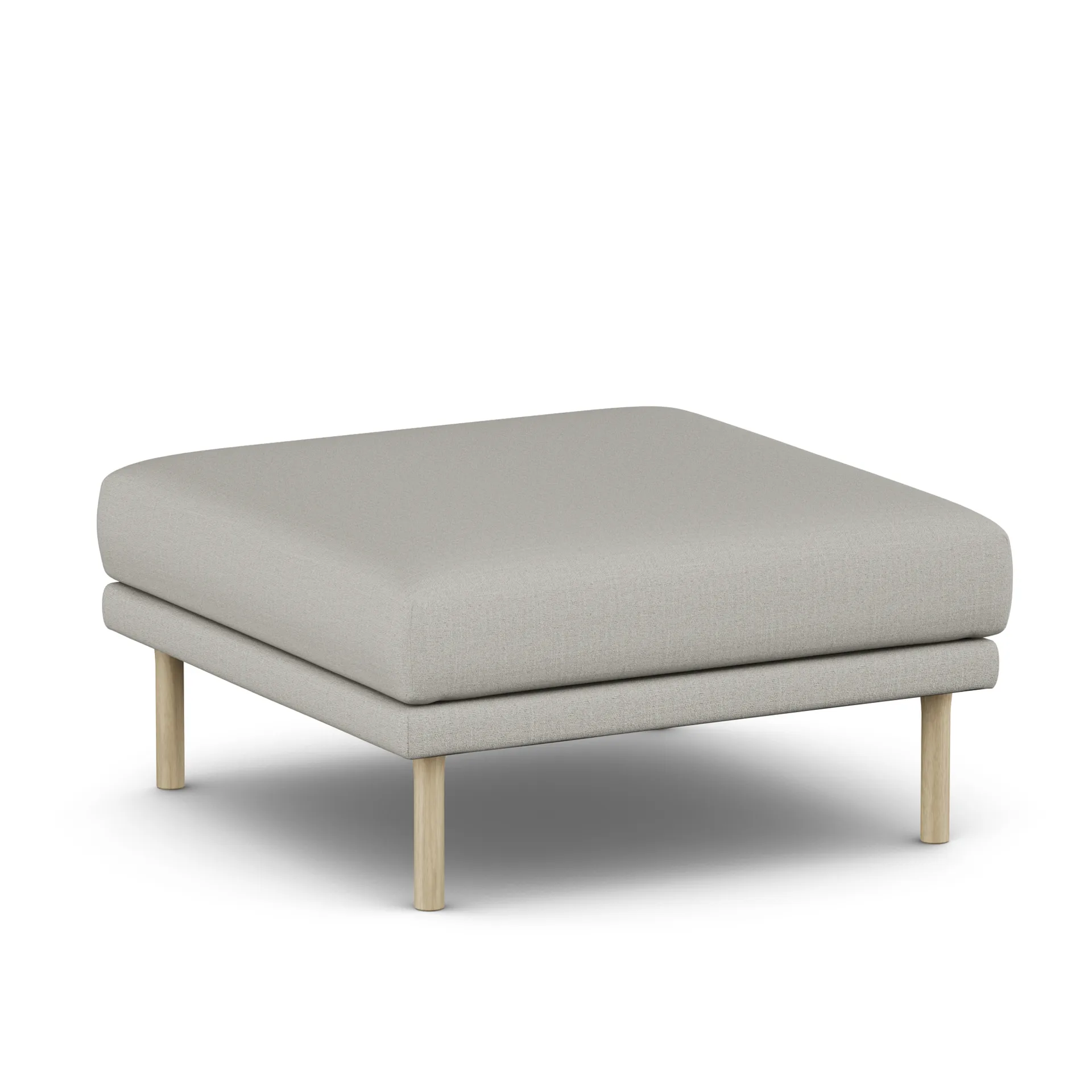 Sjövik footstool, Same Grey 6673-white-oiled oak 1898