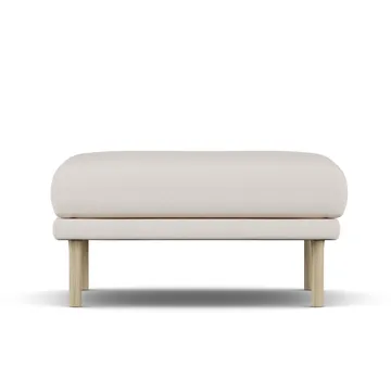 Sjövik footstool - Same Off White 6671-white-oiled oak - 1898