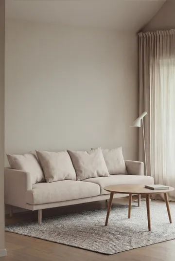 Sjövik sofa - Caleido Beige 9600-white-oiled oak, 3-seater - 1898