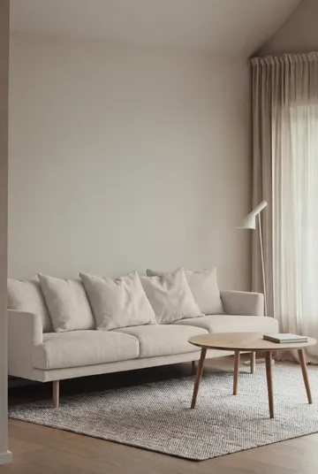 Sjövik sofa - Caleido Beige 9600-white-oiled oak, 3,5-seater - 1898