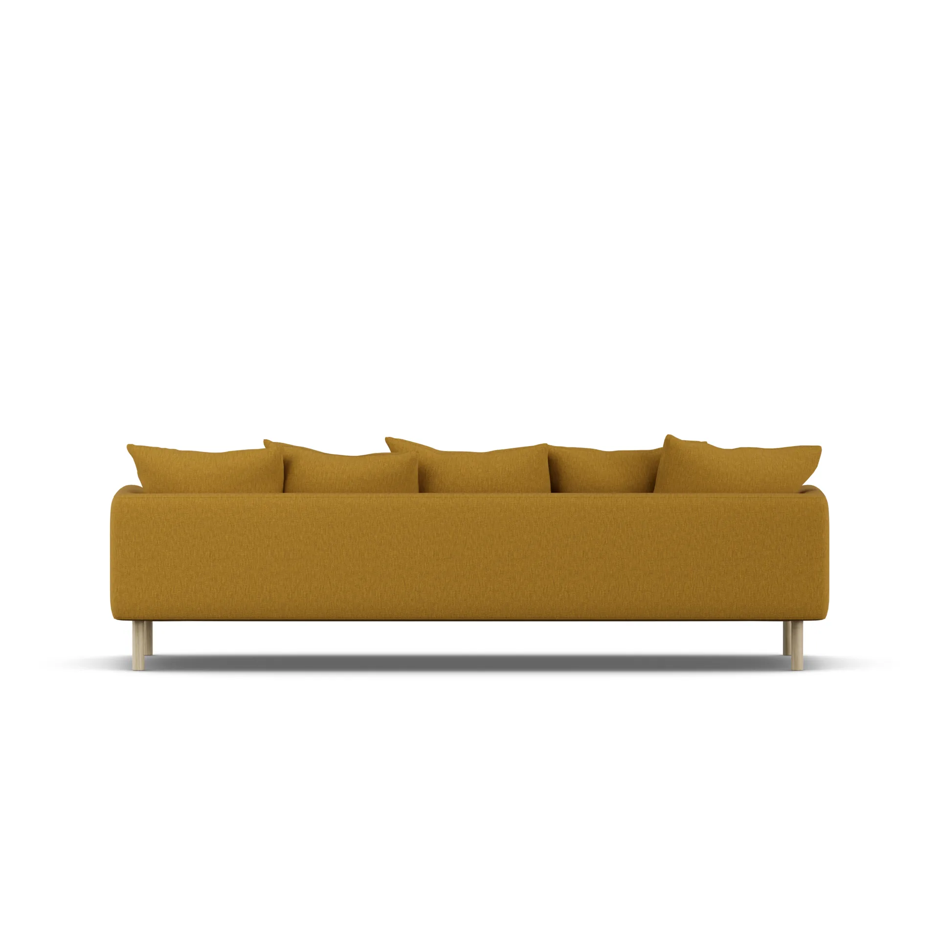 Sjövik sofa, Luiza Mustard 3972-white-oiled oak, 3,5-seater 1898