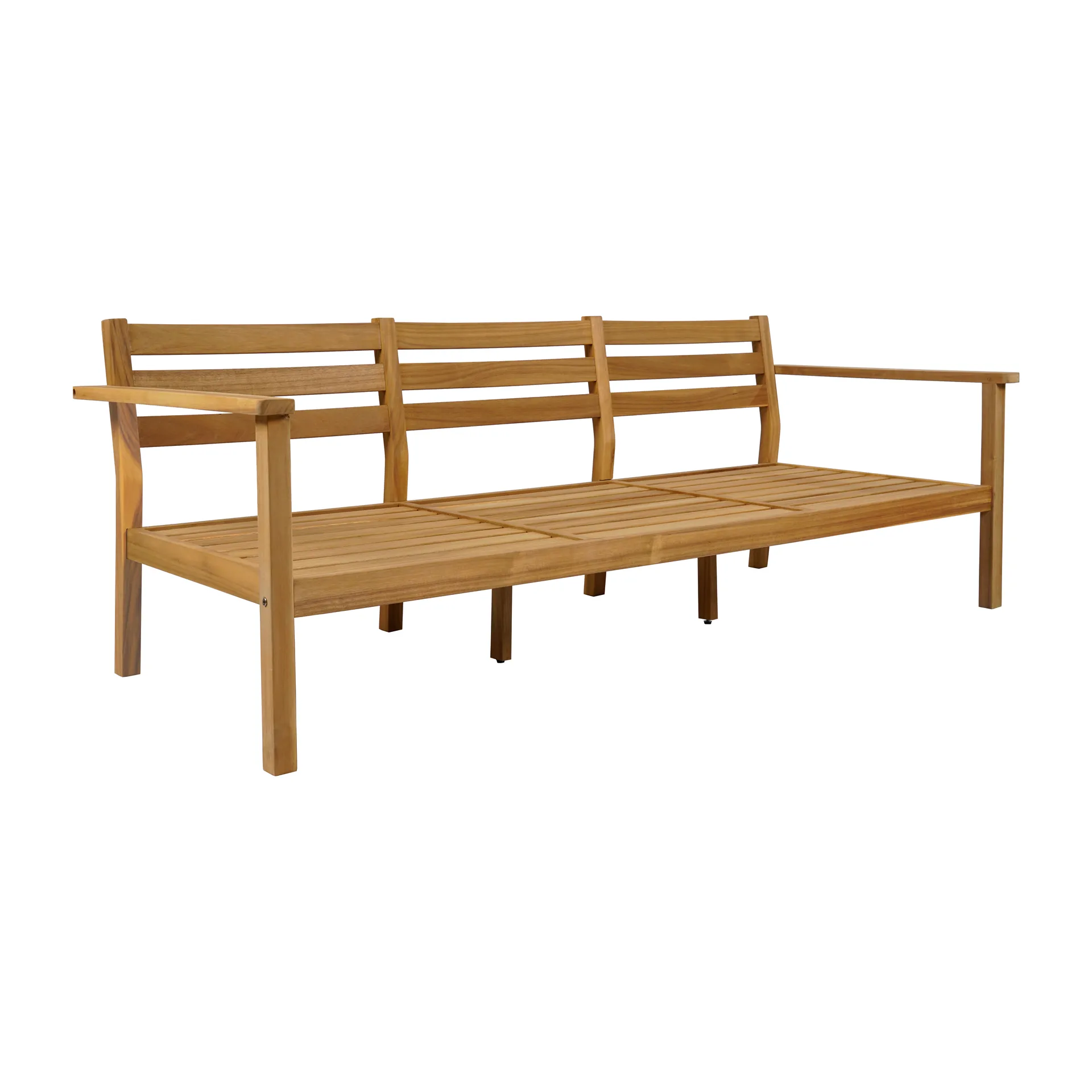 Stockaryd sofa 3-seater teak/light grey 1898
