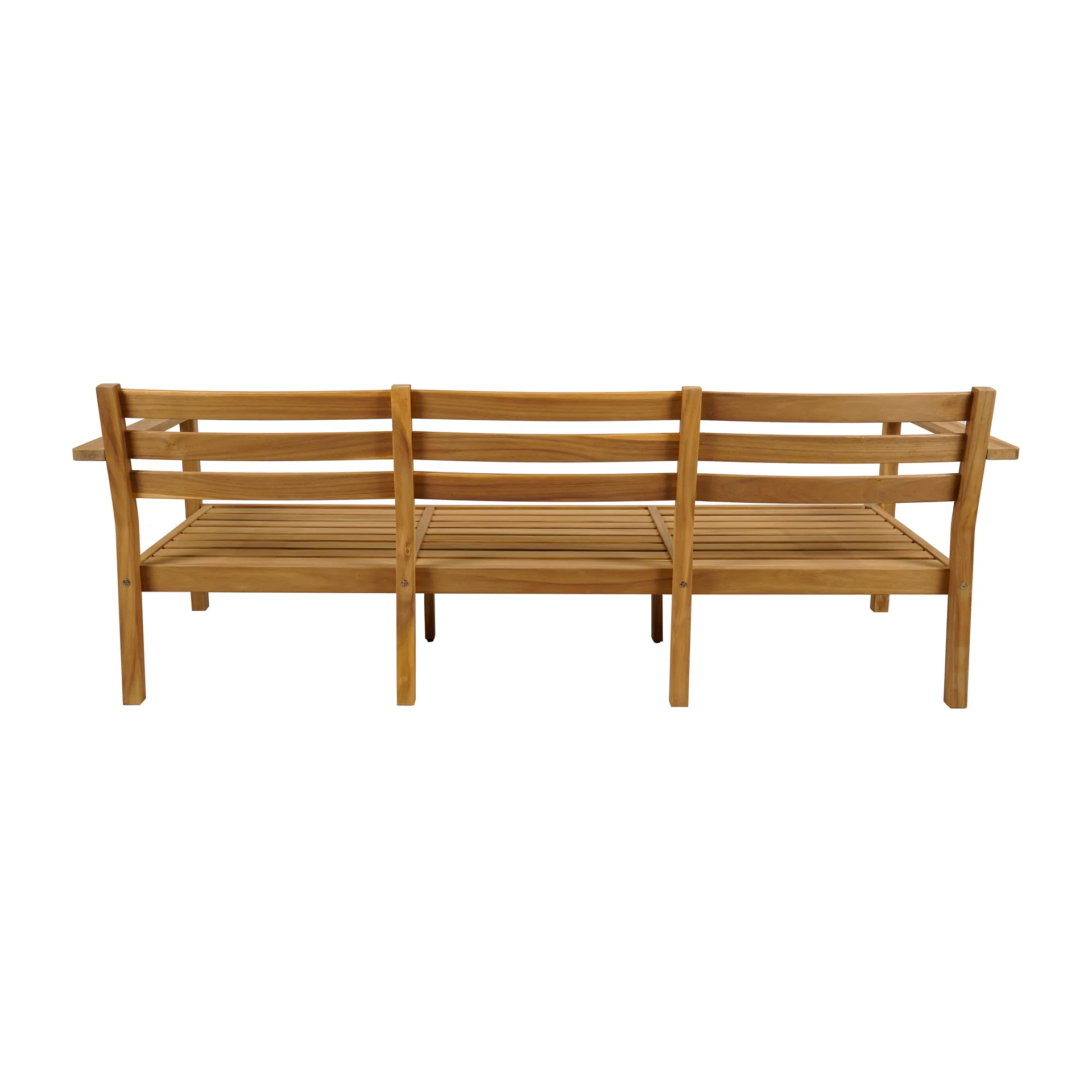 Stockaryd sofa 3-seater teak/light grey 1898