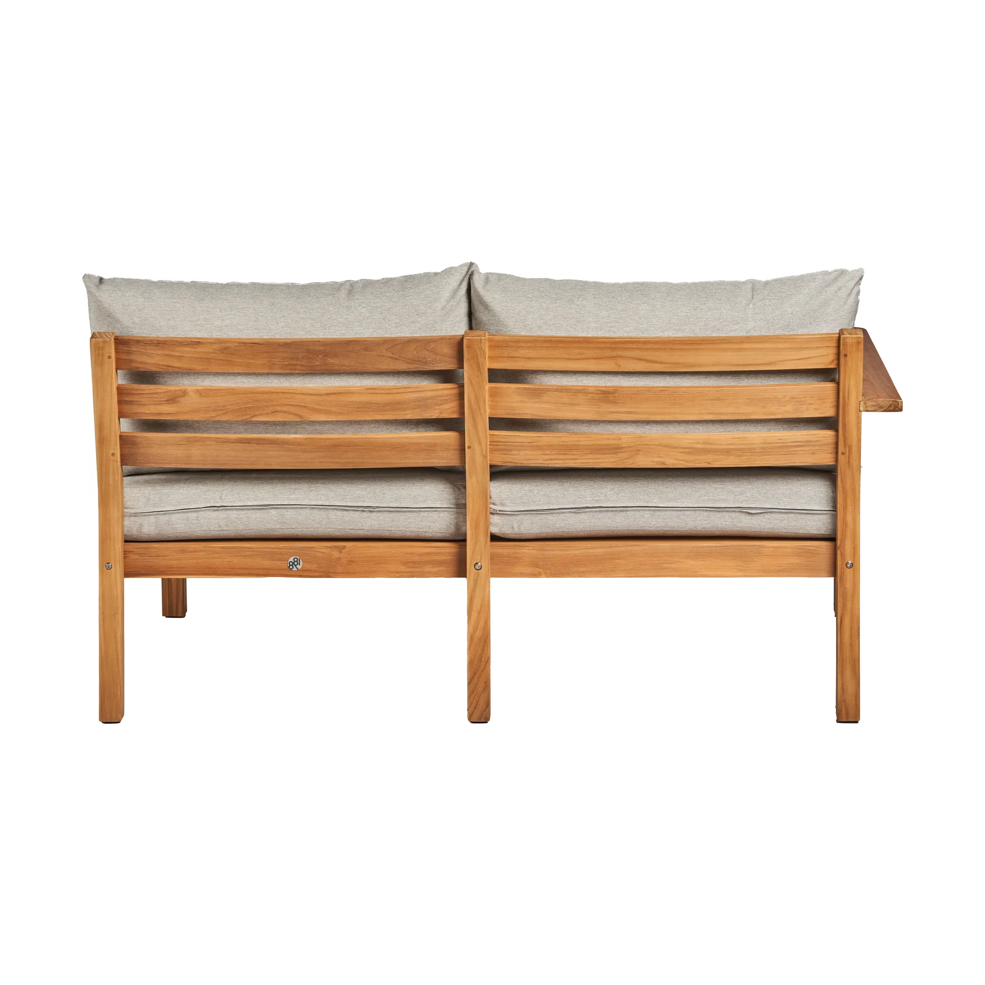 Stockaryd sofa module 2-seater right teak/light grey 1898