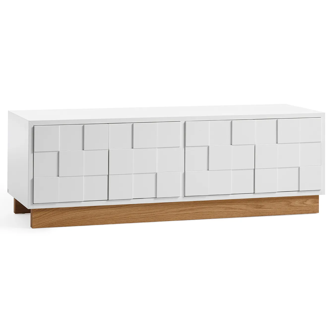 Collect 2010 media bench, White – oak base A2