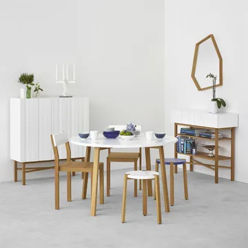 Happy round stool - White - A2