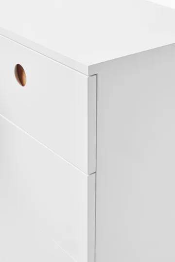Keep high chest of drawers - White-oiled oak, 95x98x40 cm - A2