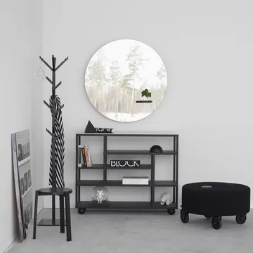 You mirror - Oak black stained - A2