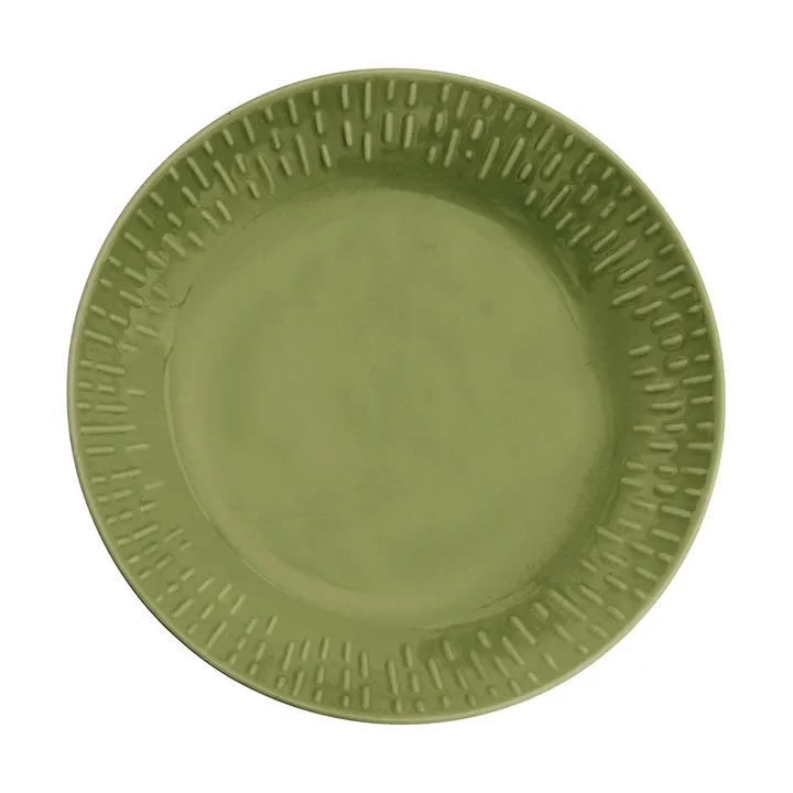 Confetti pasta plate - Olive, Ø23 cm - Aida