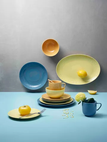 Confetti plate - Mustard, Ø21 cm - Aida